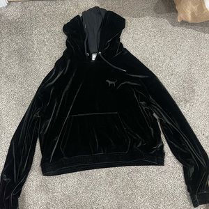 victoria secret pink velvet jacket